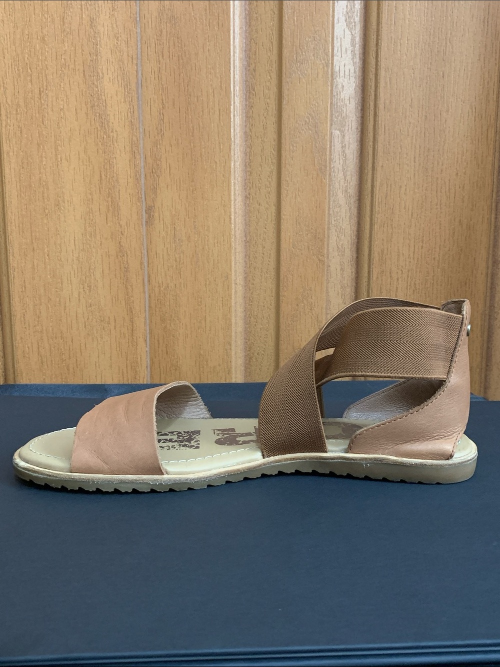Sorel Ella Sandal in camel brown size 7.5 - Picture 4 of 8